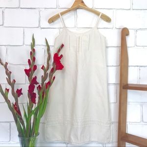Vintage linen shift dress